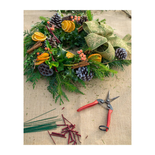 Christmas Wreath Workshop: 1 Dec PM - Hardy's Cottage Garden Plants